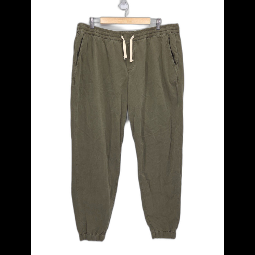 New Marine Layer Saturday Jogger Pants Mens XXL Deep Lichen Olive Athletic Fit
